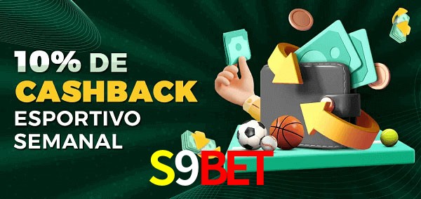 10% de bônus de cashback na S9Bet